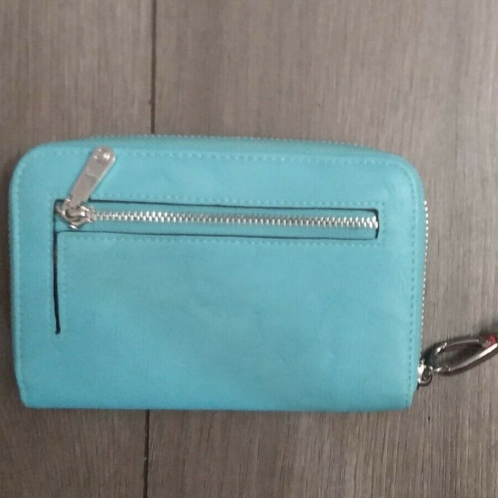 BLUE Wristlet Wallet